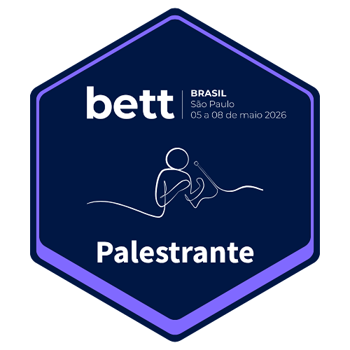 Selo oficial BETT Brasil 2026 - Palestrante